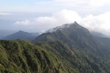 산등성을 내려다보다