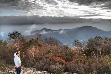 <p>Pemandangan dari puncak</p>
