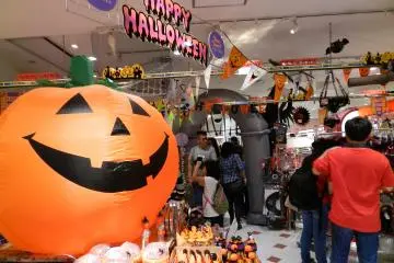 <p>Getting into the Halloween spirit</p>