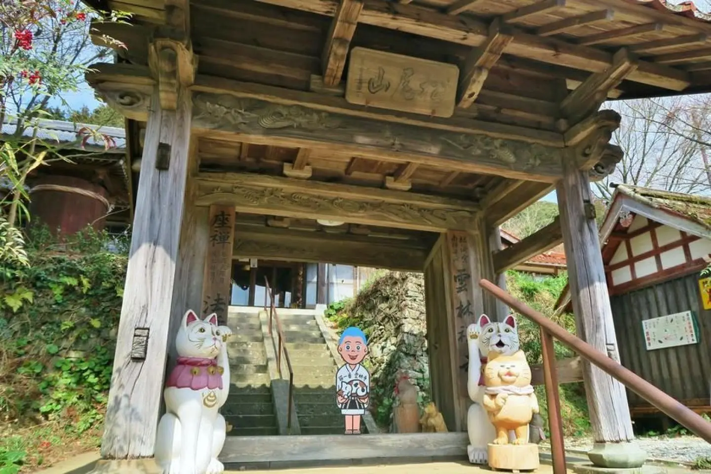 운린지 (“고양이 사원”) (저작권: Hagi City)