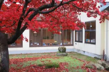 The courtyard at Kazen no Sho