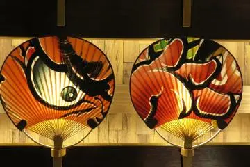 Fans inspired by the Neputa Matsuri