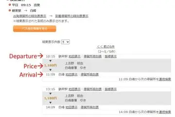 Bus Timetable