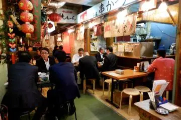 Where the salarymen go for a post-work beer.