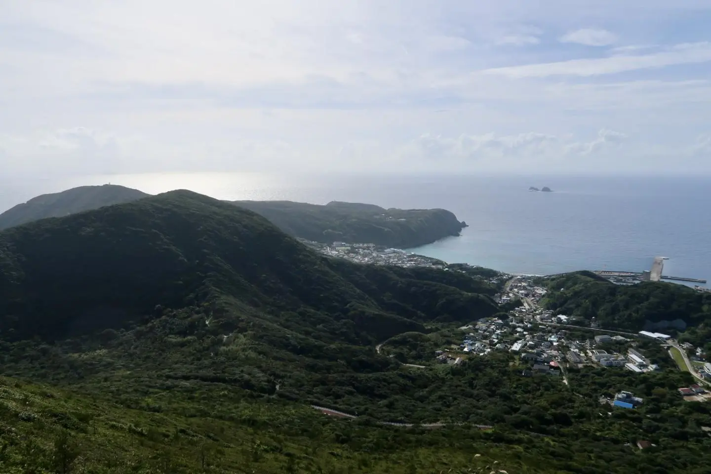 View from the Kuroshima trekking path