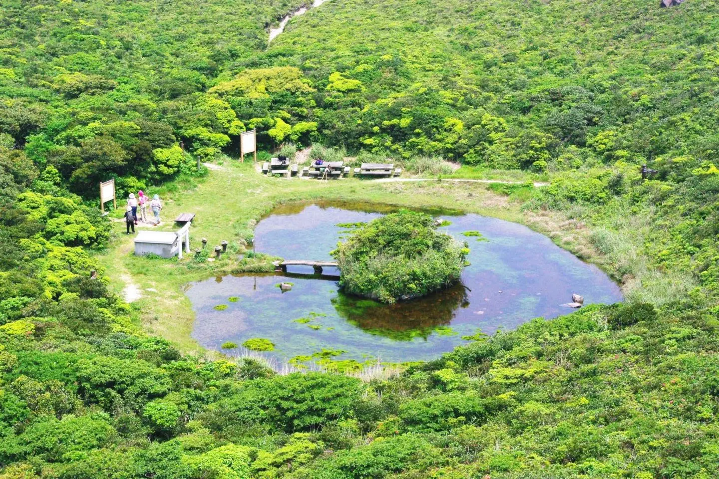 Fudoike Pond (Photo: ©Kozushima Tourism Association)