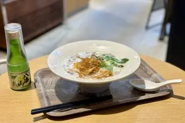 Salt Special ramen (sake purchased separately)