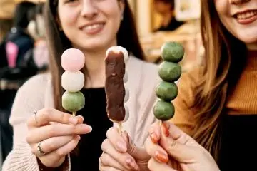 Colorful dango