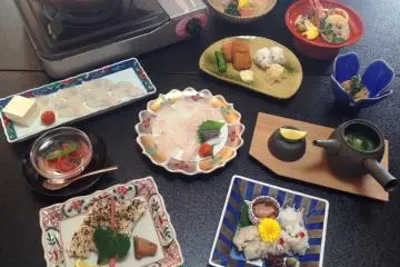 하모 코스 요리