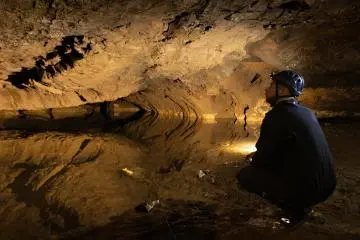 One of the deepest caverns and an underground lake