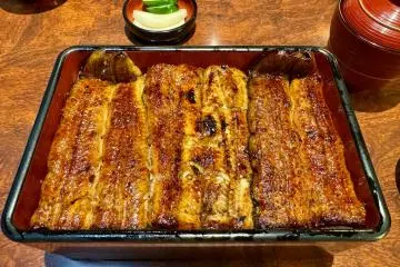 Unagi over rice