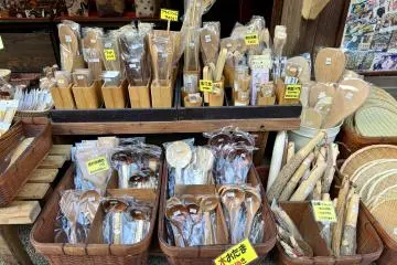 Lots of souvenirs on Narita-san Omotesando