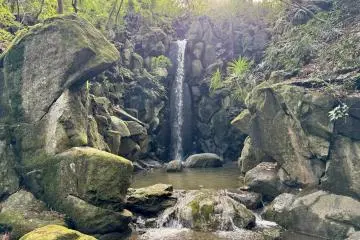 Waterfall at Narita-san Park