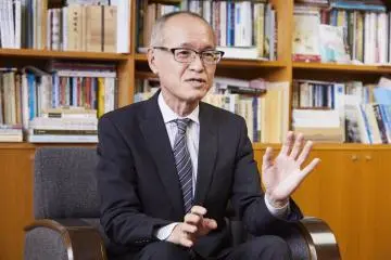 Kenichi Osawa, the museum director of the Osaka Museum of History