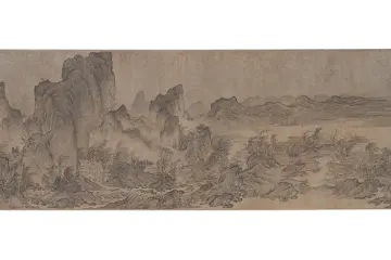 View of Jiangshan Tower, Yan Wengui, Northen Song dynasty, 10th-11th century