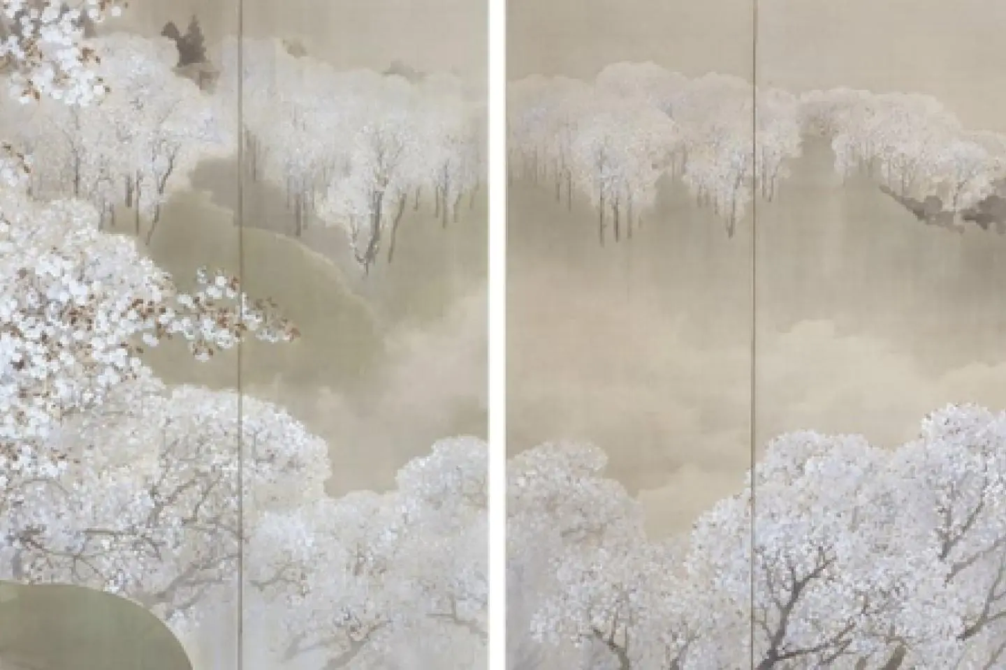 Kikuchi Hobun, "Fine Rain on Mt. Yoshino," 1914 (Photo: MOMAT)