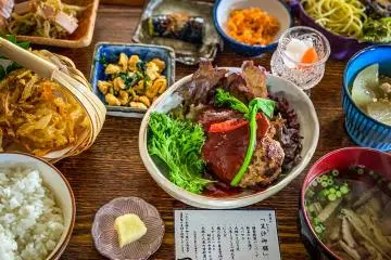 Fresh, healthy, and meticulously presented, meals are an experience at the Tsunagu Café