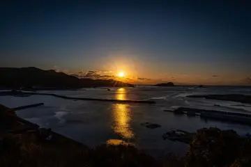 Watch the sunrise over the Pacific Ocean at one of Nobeoka’s stylish  Japanese inns