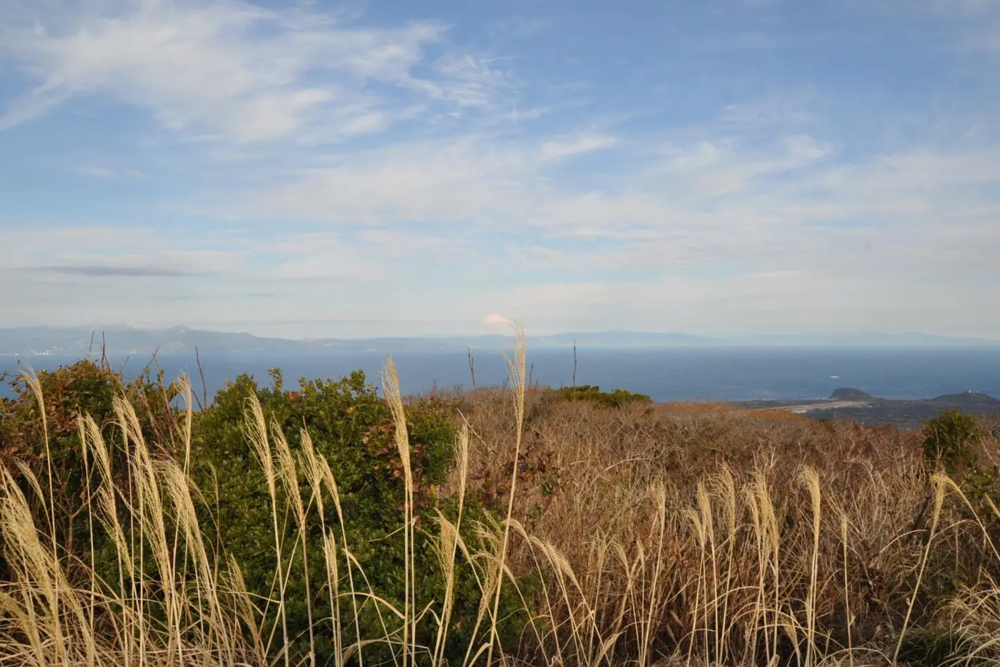 A view of Mt. Fuji from the start of the trek