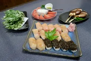 A spread of local delicacies