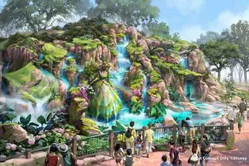 Magical springs within Fantasy Springs