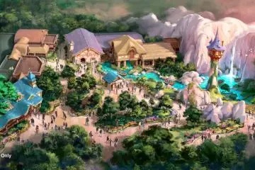 Panoramic view of Rapunzel’s Forest (Daytime)