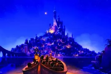 The interior of Rapunzel’s Lantern Festival