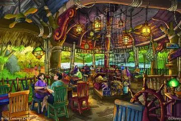 The interior of Lookout Cookout