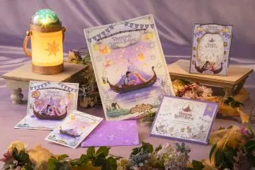 Planetarium toy ¥3,500; Postcard & greeting card ¥800; Clear folder set ¥700; Photo stand ¥4,500