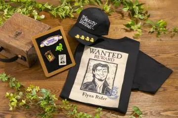 Merchandise themed to Rapunzel’s Lantern Festival