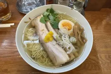 Yuzu shio ramen, simple and delicious