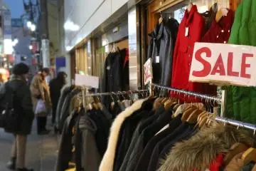 Secondhand clothes in Shimokitazawa