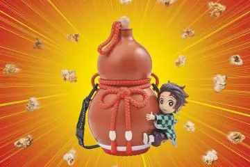 Tanjiro's Gourd Bucket with Sweet Soy-Glazed Popcorn