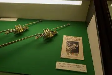 There was an area dedicated to the Police band and this particular display was from the 1964 Olympics. I wonder how the 2020 opening ceremony will differ