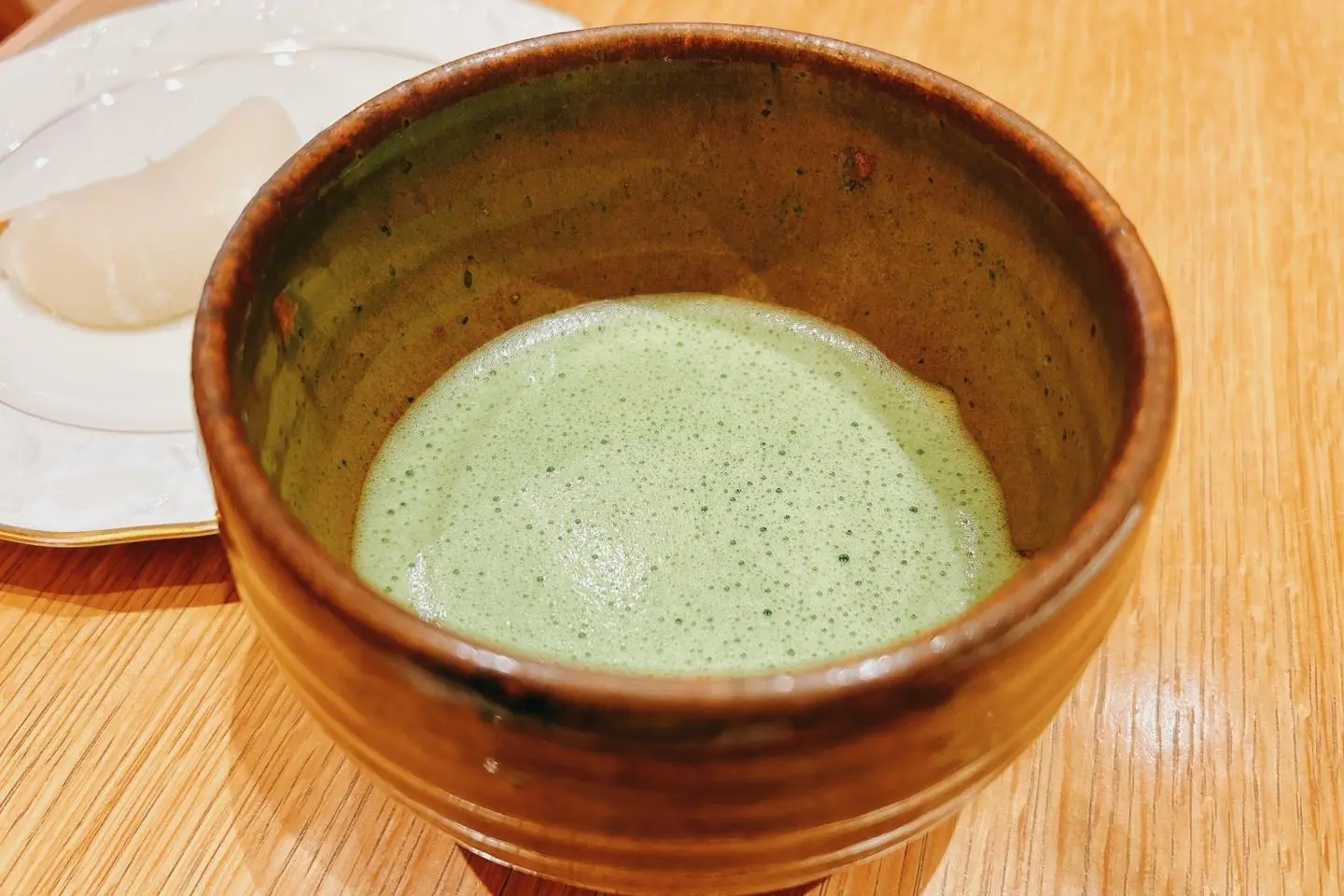Matcha and traditional Japanese sweets