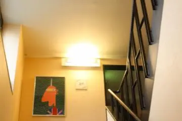 Stairs leading you to your room
