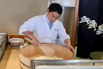 Fourth generation sushi chef, Yoshi