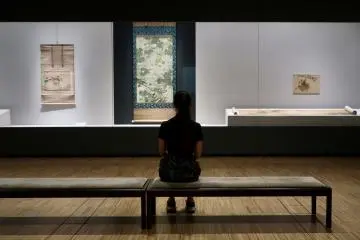 Admire art in a peaceful setting
