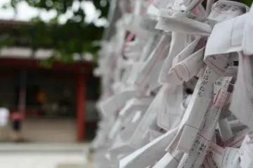 Tie you Omikuji with the rest