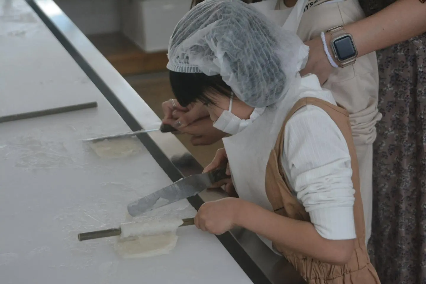 Atelier de fabrication de chikuwa (Photo: Yuzuki)