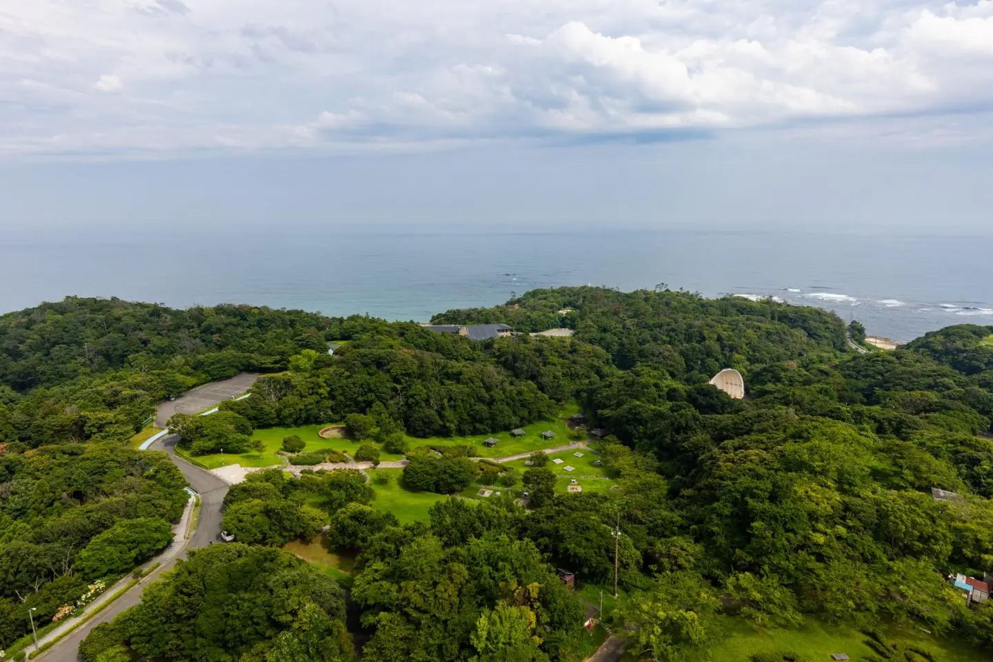 Vue du parc Misaki depuis la tour marine d'Iwaki (Photo: Pete Leong)