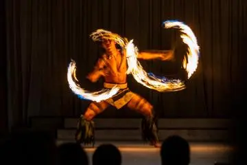 Spectacle de danse du feu
