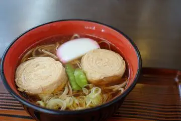 Yuba soba is one of Nikko's popular regional eats