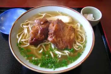 Soki soba, a popular regional dish