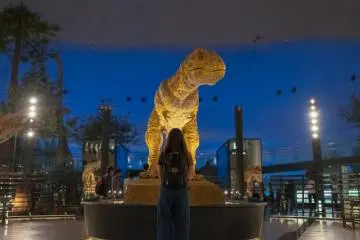 T. rex animatronic