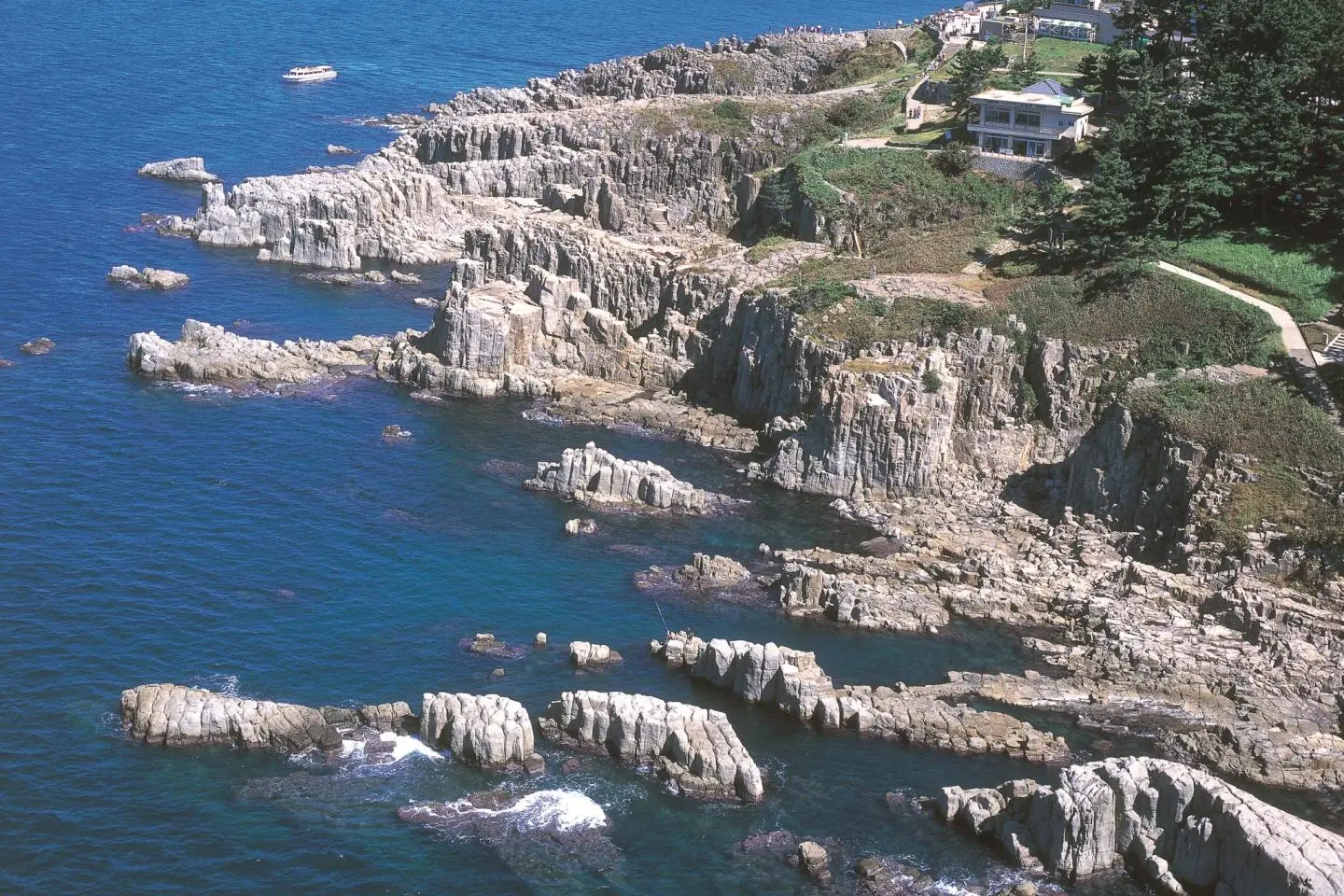 Tojinbo’s rare cliffs