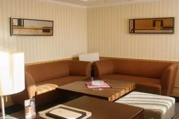 Some rooms has a private room to entertain guests