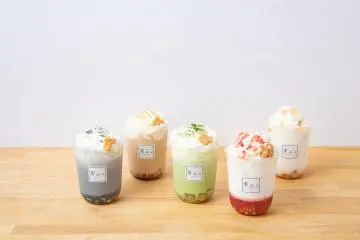 Warabi mochi beverage
