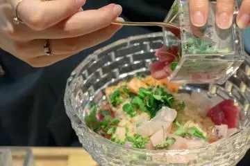 Build your own seafood bowl