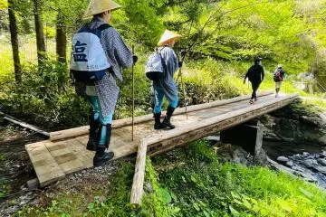 The route is quiet and still undiscovered by tourists 